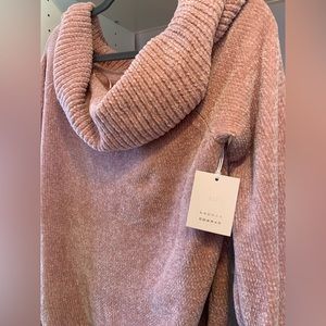 Lauren Conrad Pink off the shoulder Sweater